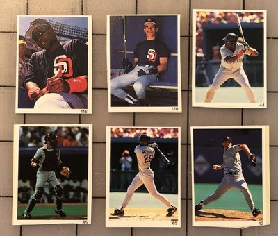 1992 Red Foley Stickers - SAN DIEGO PADRES Team Set