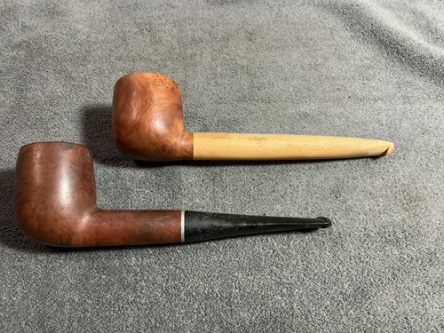 Lot Of 2 Estate Smoking Pipes Kleenest And Unmarked
