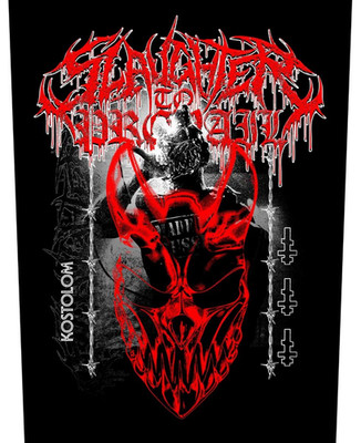 SLAUGHTER TO PREVAIL RÜCKENAUFNÄHER BACKPATCH # 1 KOSTOLOM 36x29cm AUFNÄHER