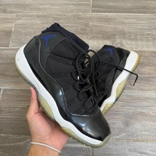 Jordan Sneakers 11 Retro Space Jam 7Y Black Patent Leather 378038-003