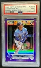 2022 Topps Chrome Update Bobby Witt Jr. RC Purple Refractor #USC35 Royals PSA 9