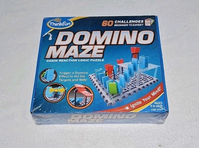 ThinkFun Domino Maze STEM Toy and Logic Game for Boys and Girls. New And Sealed