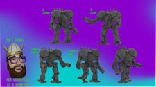 Ninja-To Alternate Mech Model For Battletech 6mm-10mm-15mm RLWS