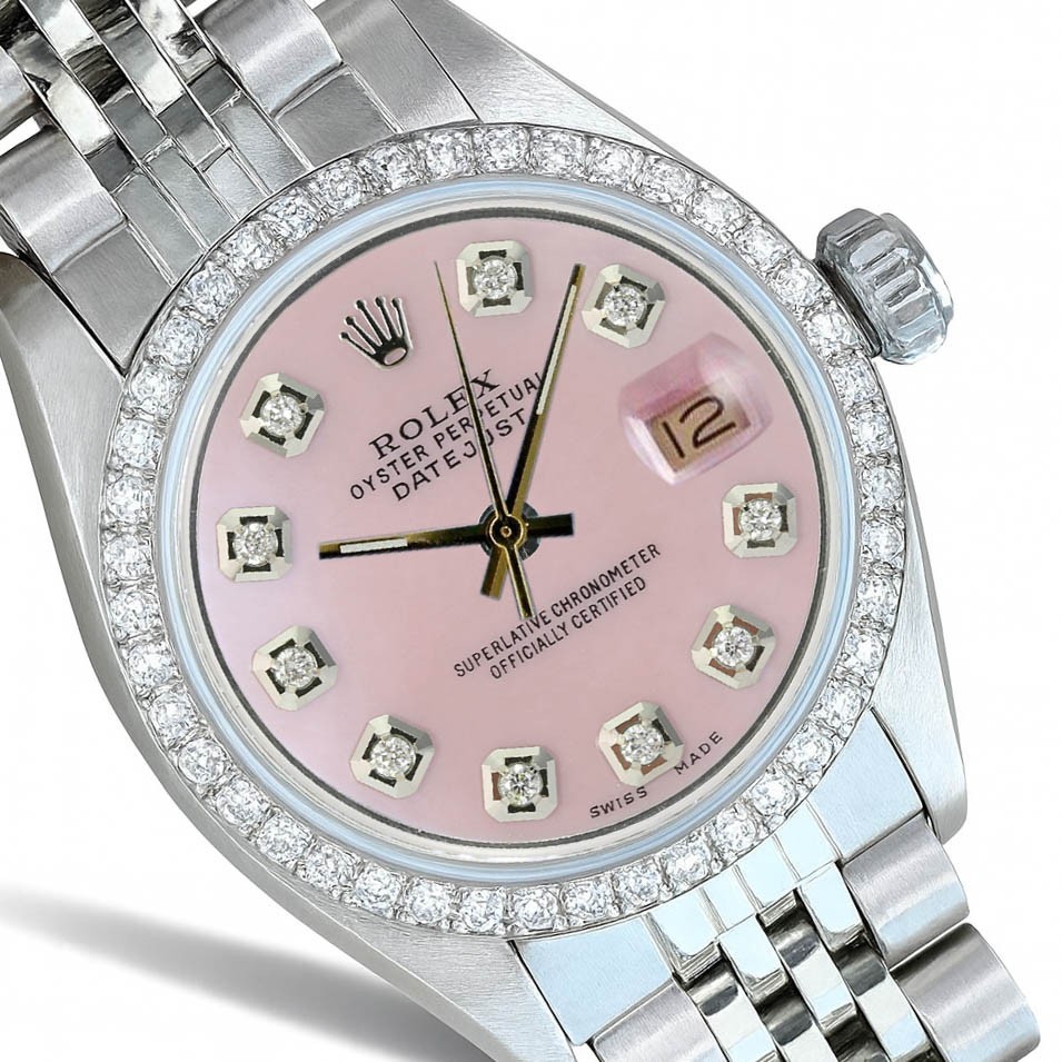Rolex Datejust Stainless Steel Pink MOP