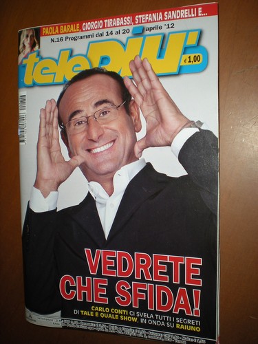 Telepiù.CARLO CONTI,FABRIZIO BENTIVOGLIO & GIORGIO TIRABASSI,EVA RICCOBONO,kjiuh