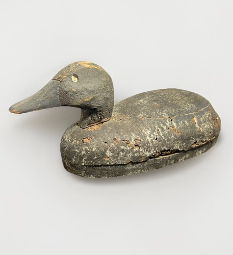 Antique Early Carved Cork Duck Decoy Signed R.L. Sterling Vintage - Picture 10 of 13