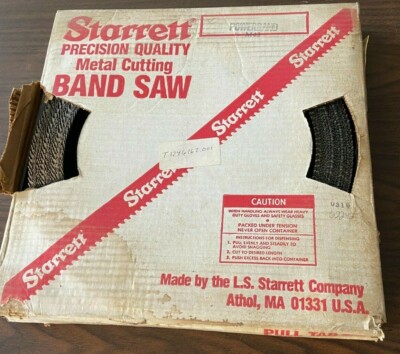 STARRETT POWERBAND M42 1-1/4 X .042 3-4 VARIABLE PITCH, BANDSAW STOCK, 120', NEW