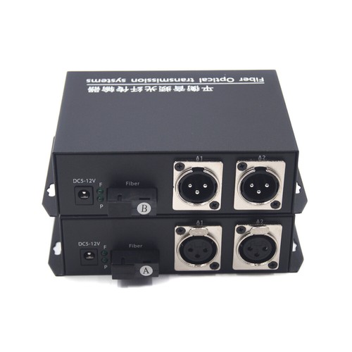 Extensor de audio sobre fibra XLR, audio equilibrado a fibra 20 km para estudio de iglesias - Imagen 6 de 25