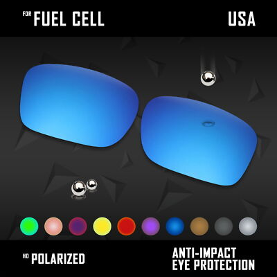 #ad Anti Scratch Polarized Lot Replacement Lenses for Oakley Fuel Cell OO9096 Opt $12.75