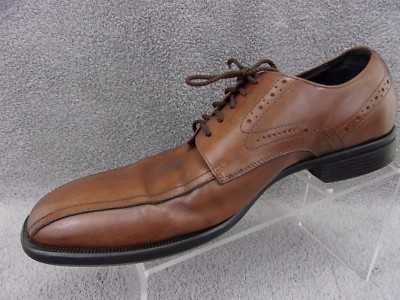 Johnston Murphy light brown leather lace up oxford bicycle  display picture 3