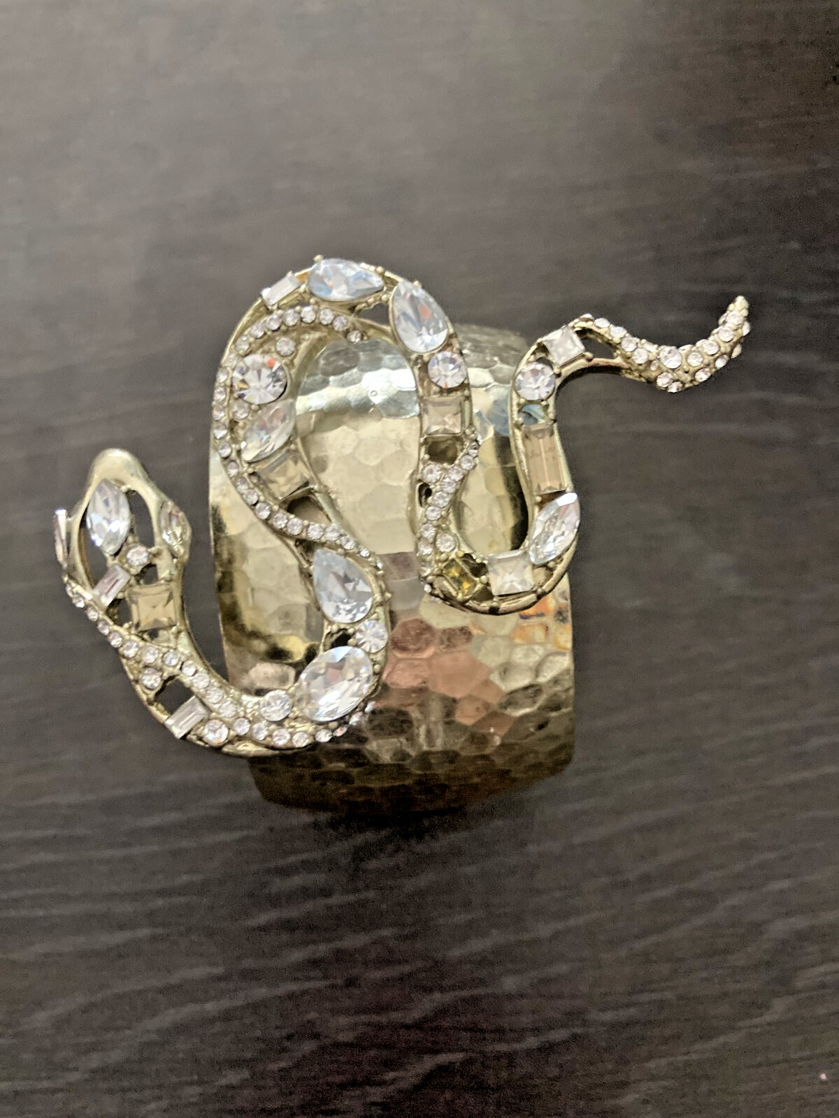 Silver Snake Cuff Bracelet - image 2