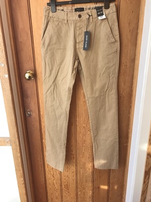 River Island Beige Cotton Chino 