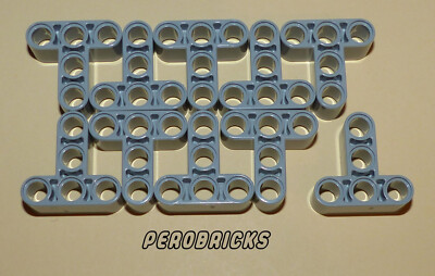 Lego Technic Technik 10 x T-Stück 3x3 neu-hellgrau #60484 (Beispielfoto)