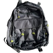 Eddie Bauer Diaper Baby Gray/Green Baby Backpack