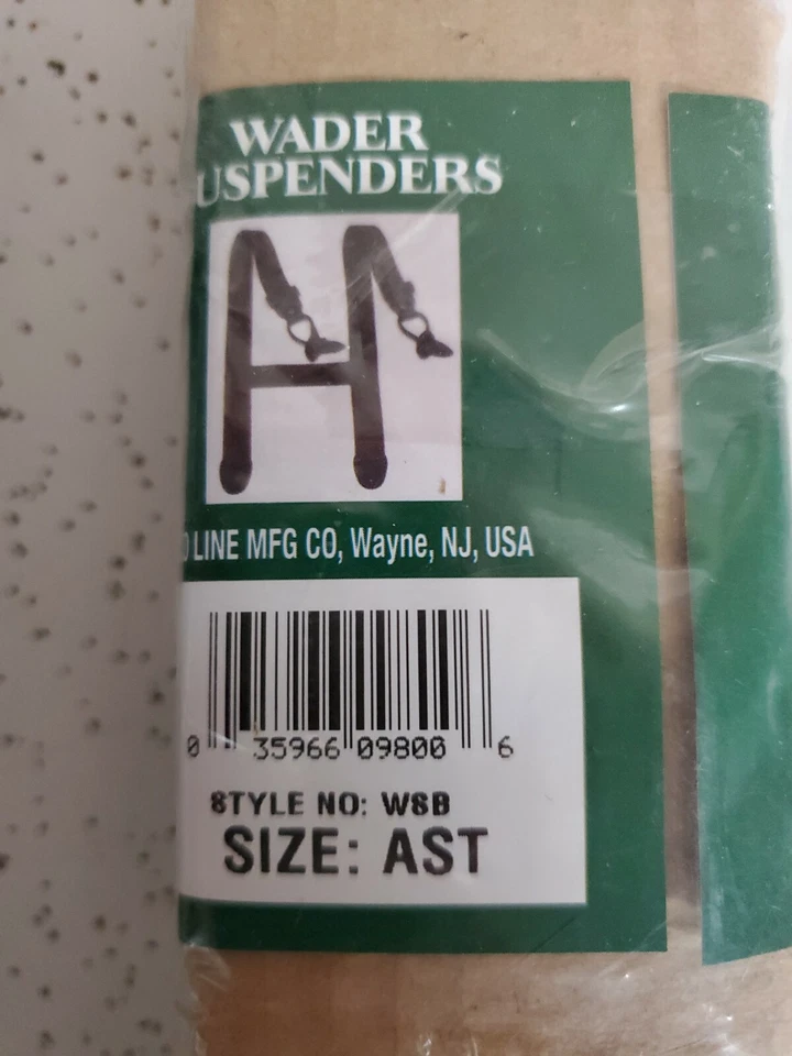 Pro Line H-back Brown Synthetic Leather Wader Suspenders Size-AST - Image 3 of 3