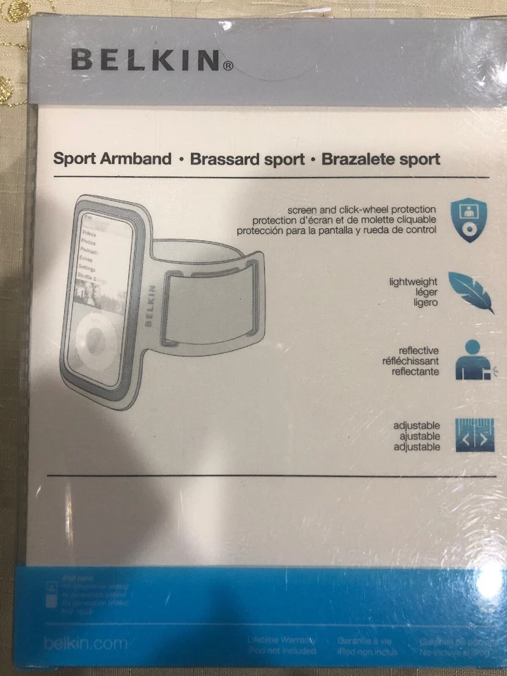 Belkin Sport Armband Light Active Fit For Ipod Nano F8Z377ttKG - Image 2 of 2