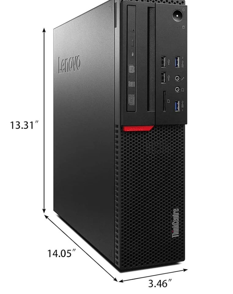 Lenovo Windows 11 Desktop i5 Computer SFF PC Up To 16GB RAM 1TB HDD/SSD Wi-Fi - Image 4 of 4