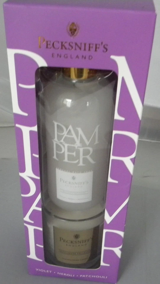 Pecksniff's Sensual Bath Soak Candle Violet Neroli Patchouli - Image 3 of 4