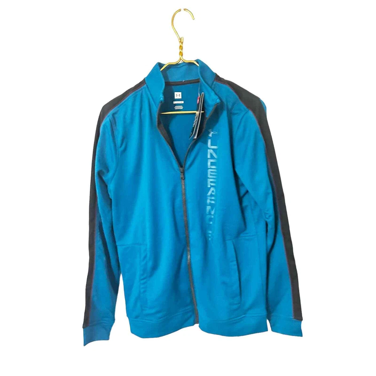 Under Armour Men's Unstoppable Track Jacket #1345611 Teal Vibe small