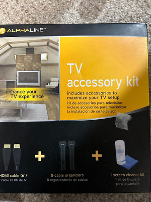 BRAND NEW AlphaLine TV Accessory Kit Factory NEW CLEARNER HDMI