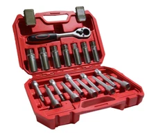 TechTongda 18PCS Suspension Shock Absorber Strut Nut Removal Tool Kit New Brand 