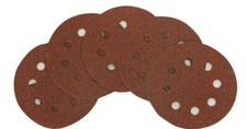 10 Klett-Schleifscheiben mit L&ouml;chern Poggi 349,75 gr 80 Scheibe &Oslash; 125 mm