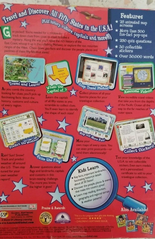 ¡Me encanta Estados Unidos! Software DK para PC (software CD-ROM) Foto 2 de 3