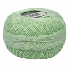 Lizbeth Egyptian Cotton Crochet Thread Size 80 Color 689 Light Mint