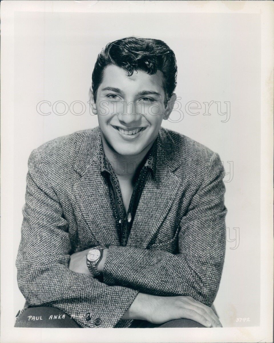 1959 Press Photo Teen Idol Singer Paul Anka 1950s | eBay