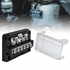 12-Way Modular Ground Power Terminal Block Automotive Bus Bar Distribution Cover