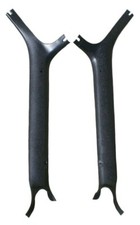 Fits 70 And Early 71 E-body Challenger Cuda A Pillar Post Trim Cover Black