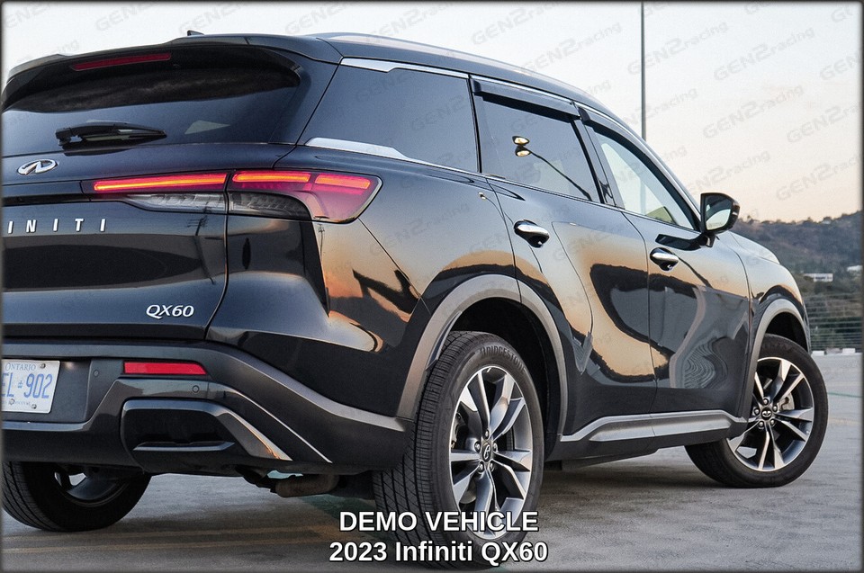 WINDOW VISORS for 2022 → 2024 Infiniti QX60 / DEFLECTORS RAIN GUARD VENT SHADE eBay