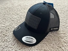 Columbia PHG Game Flag Snapback Trucker Cap Black
