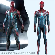New SpiderMan Velocity Spider-Man Cosplay Costume Jumpsuit Suit Bodysuit Tights
