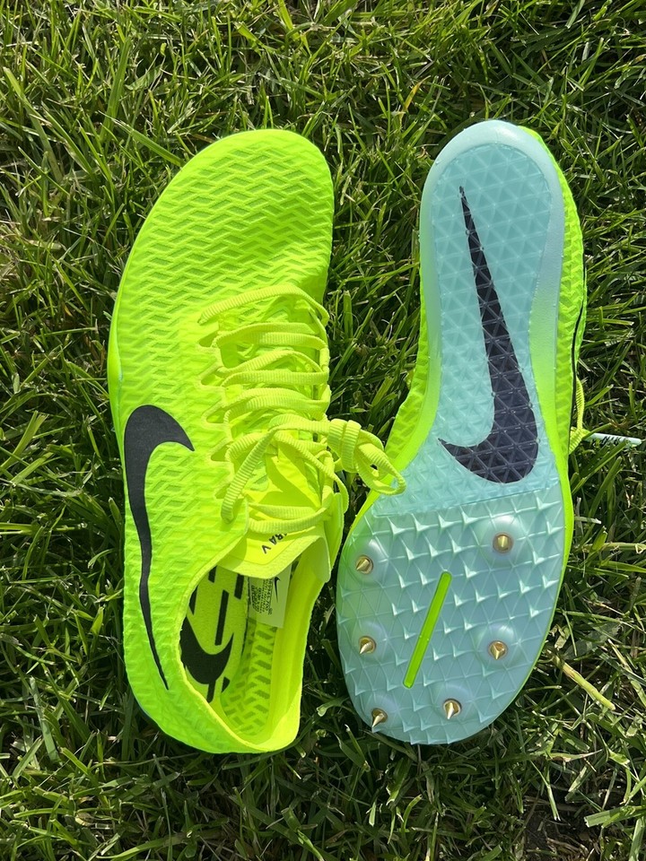 DR9945-700 Men’s 6 Nike Zoom Mamba V Track & Field Distance Spikes No ...