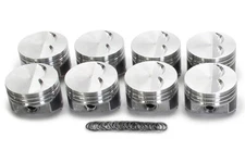 KB Performance SBC Flat Top Piston Set 4.040 Bore -7cc