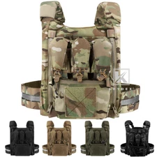 KRYDEX FCPC V5 Plate Carrier Tactical Vest Zip On Back Panel Banger Backpack