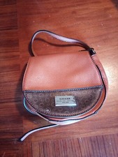 Guess Mini Top Zip Shoulder Bag, Brown