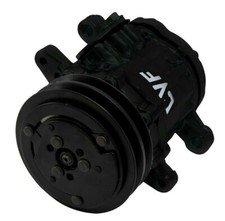 Black Peanut Style Ac Compressor 7b10 2v V-belt Sanden Ac Air Compressor