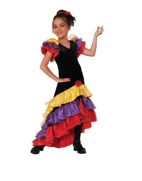Платье Flamenco костюмы для девочек