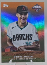 2023 Topps Pro Debut DRUW JONES #FF-2 Farm Fresh Futures Orange /25 Diamondbacks