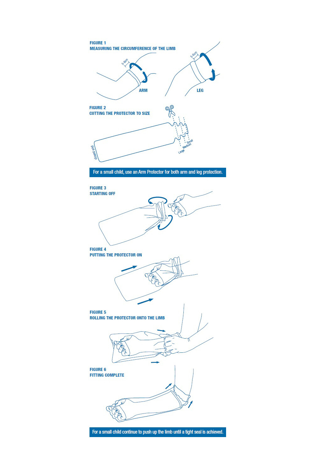 Surgipack 6171 Keep Dry Waterproof Half Arm Protector Adjustable Fit