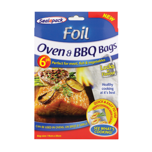 Backofen & BBQ Kochbeutel (6er Pack) - No-Mess, einfaches Kochen & Braten - Bild 1 von 2