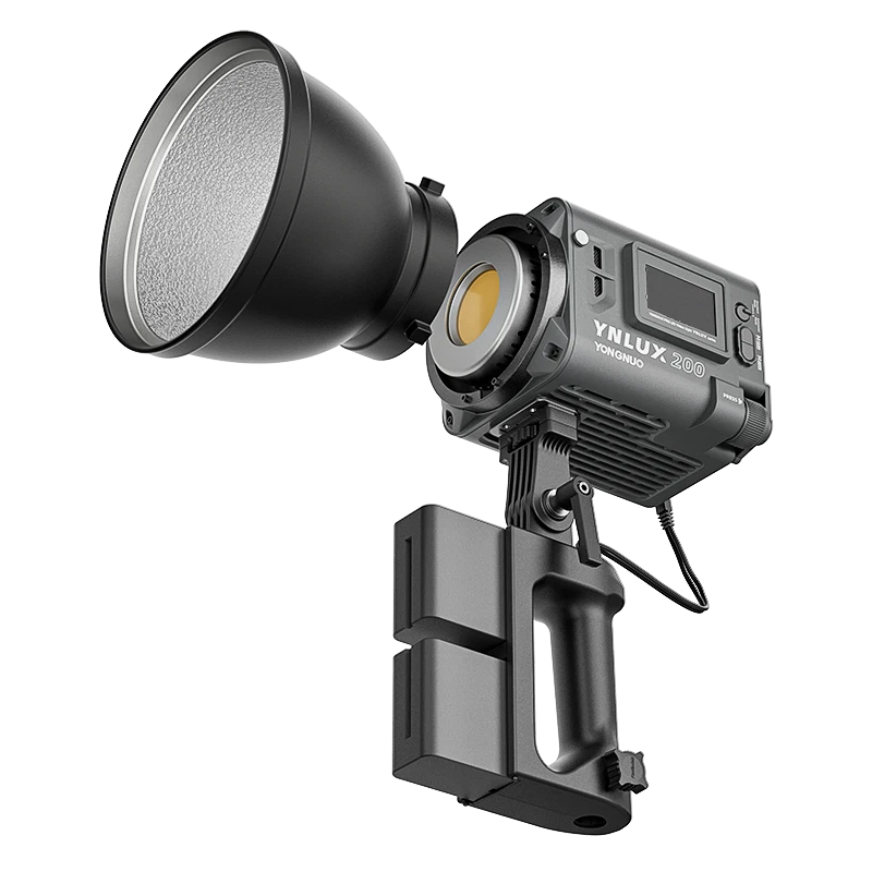 Yongnuo YNLUX200 200W Compact LED Video Light 2700K-6500K Photography Lighting - Image 2 of 3