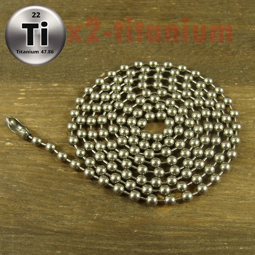 Titanium Ball Chain Necklace