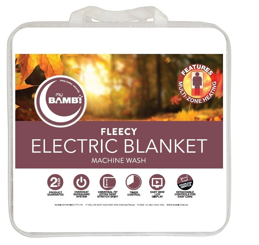 Bambi Moodmaker Fleecy Electric Blanket Long Single | eBay