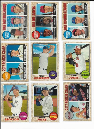 2017 Topps Heritage PICK-A-CARD Markakis Seager Correa Posey Ortiz LeMahieu ++++ - Picture 18 of 82