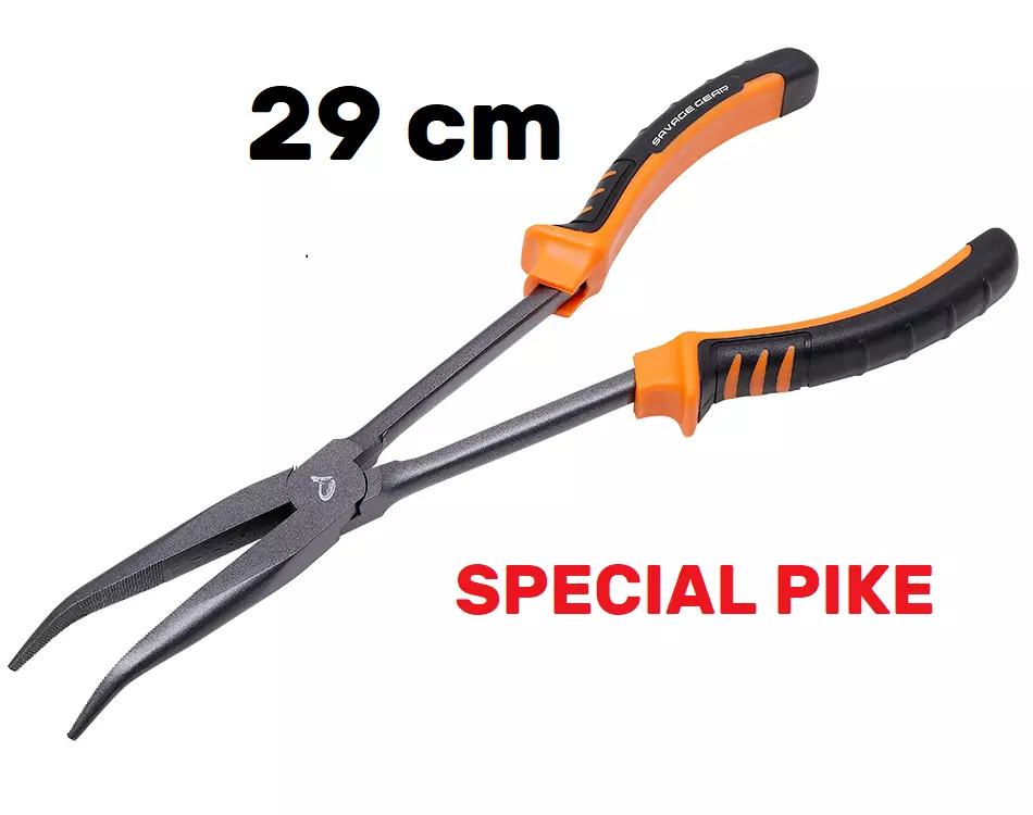 11-3/8 Bent Nose Needle-Nose Pliers - Long Reach