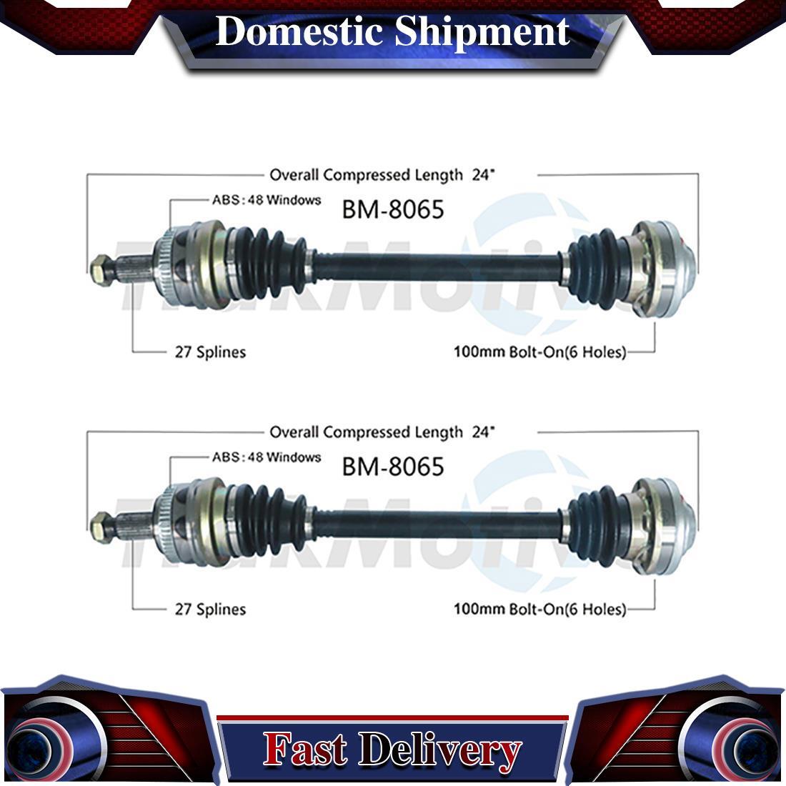 TrakMotive Rear CV Axle Drive Shaft Joint For BMW Z3 1998 2000 2001 ...