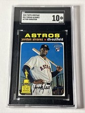2020 Topps Heritage #54 Yordan Alvarez RC Rookie Cup Action SP SGC 10 Gem 💎